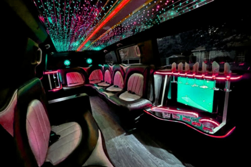 mercedes limousine interior