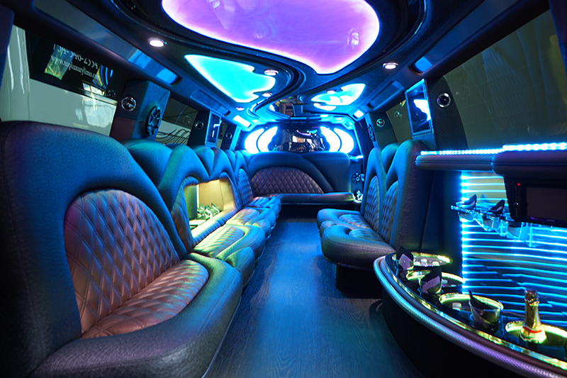 stretch limousine interior