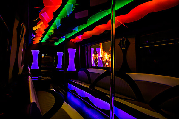 party bus interior