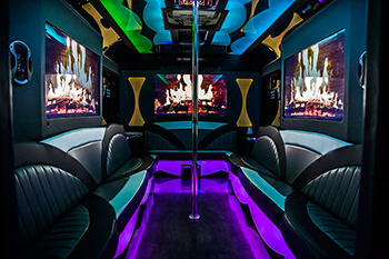 limousine bus flint